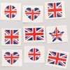 Baker Ross PJ153 Temporary Kids Union Jack Tattoos - Pack