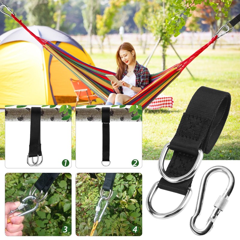 Swing Attachment, Pack of 4 Hammock Attachment Hanging Chair Attachment