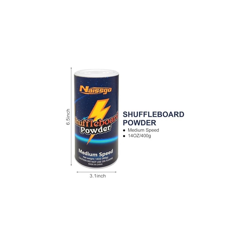 Shuffleboard Sand Wax Shuffleboard Powder Set with Small Brush &