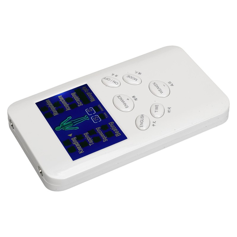 Dual Output Muscle Stimulating Machine Multifunctional Rechargeable Electronic Pulse Massager