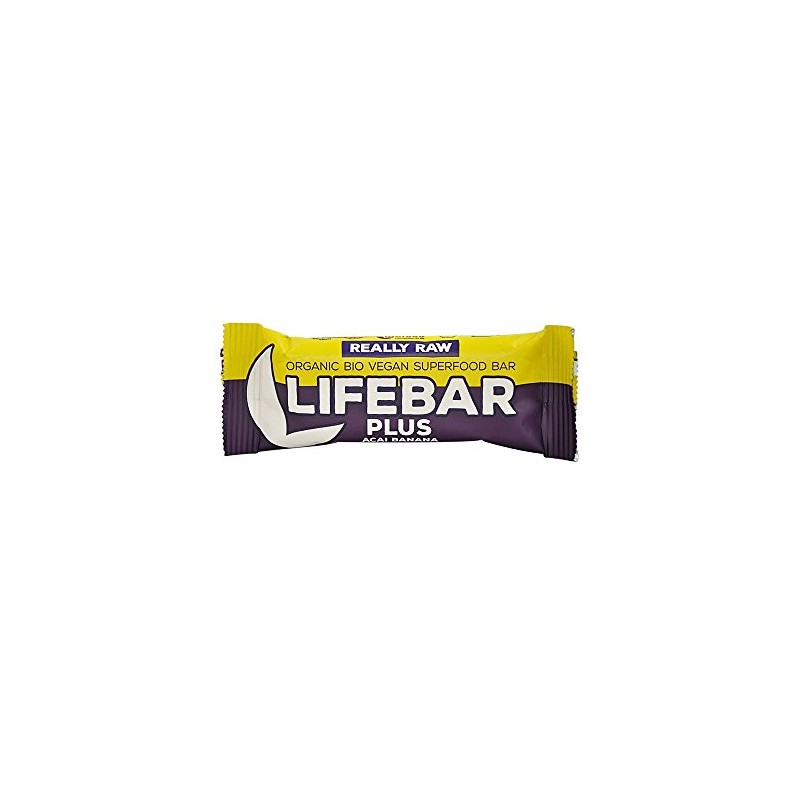 Lifefood Lifebar plus acai banana bio - 47g