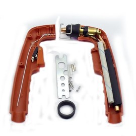A set Plasma Torch Head Body Replacement fits Harbor Freight Chicago Electric PP2017 95136 97994 91814 60767 62204 62772 62771 plasma cutter parts (Red S45 Torch Head)