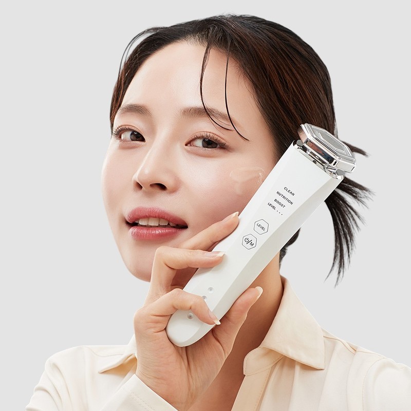 펄케어 뷰티디바이스 얼굴마사지기 피부관리기 고주파 화이트진 갈바닉 Pearlcare Beauty Device