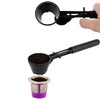 Brew Addicts Coffee Scoop Funnel for Reusable K Cups, Coffee
