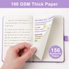 EMSHOI A6 Small Lined Notebook, 160 Numbered Pages, 100 g/m²