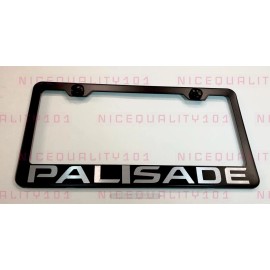 BLVD Palisade Stainless Steel Finished License Plate Frame Holder Rust Free