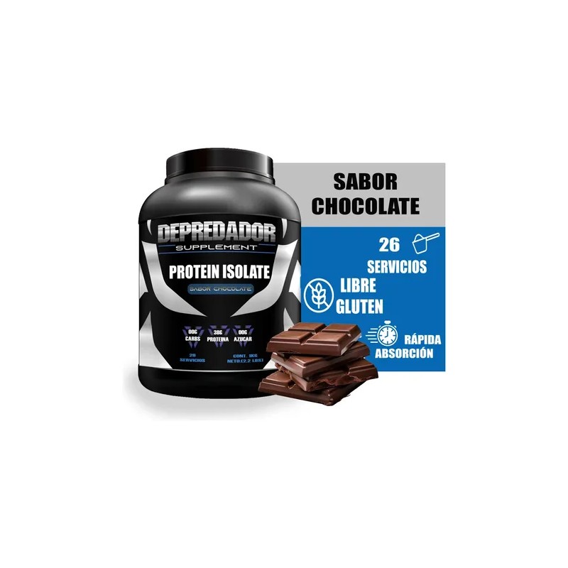 Proteina Whey Isolatada Depredador 1kg Varios Sabores