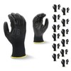 Durabull Protective Work Gloves. 12 Pack Of PU Coated CE