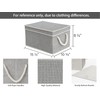 StorageWorks Storage Bins with Lids, Decorative Storage Boxes with Lid