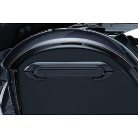 Kuryakyn 5189 Motorcycle Accessory: Bolt-On Replacement Aluminum Saddlebag Hinges for 2014-19 Indian Motorcycles, Satin Black, 1 Pair