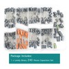 Lonely Binary 240-Piece Electrolytic Capacitor Assortment Kit – 13 Values
