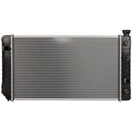 SCITOO Aluminum Radiator for 1988-1993 for Chevy for S10 4.3L 1988-1994 for Chevy for S10 Blazer 4.3L 1994 for GMC for Jimmy 4.3L 1988-1990 for GMC for S15 4.3L for S15 Jimmy 4.3L Replace 681