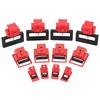 TOKCKYBL Circuit Breaker Lockout Kit,12-Pack - OSHA Compliant Lockout Tagout