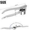 Kitchen Garlic Press, 4 in 1 Garlic Mincer Grinder, Easy
