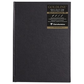 Clairefontaine Goldline Hardbound Sketchbook A5 Portrait,