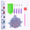 Diamond Painting Pendant DIY Rose Diamond Painting Window Hanging Decoration