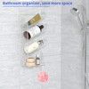 AITEE Acrylic Bathroom Organizer Shower Caddy, Clear Shampoo Holder Wall