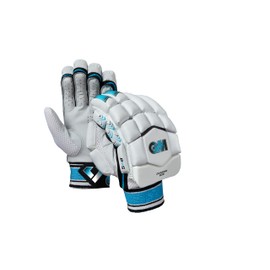 Gunn & Moore GM Cricket Batting Gloves | Ben Stokes Diamond 606 | Sleek Back of Hand Shape | Calf Leather Palm | Adult Left Handed | 1 Pair | Approx 480 g per Pair