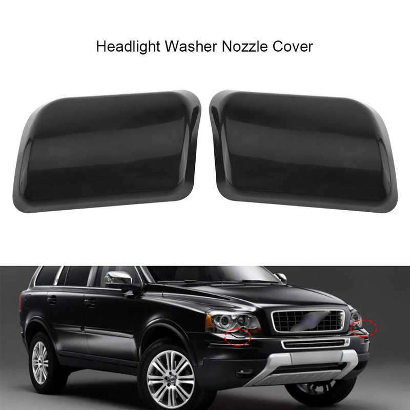 1 Pair Font Bumper Headlight Washer Nozzle Cover C for