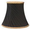 Royal Designs, Inc. Decorative Trim Twisted Bell Chandelier Shade CS-507BLK,