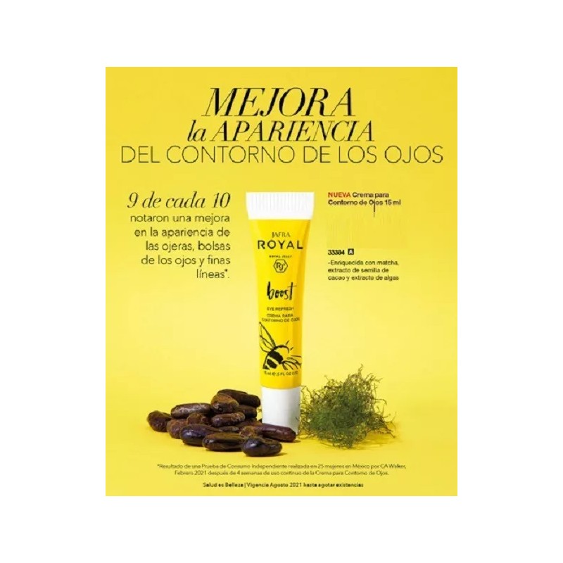 Jafra Crema Para Contorno De Ojos Boost Anti Ojeras Y