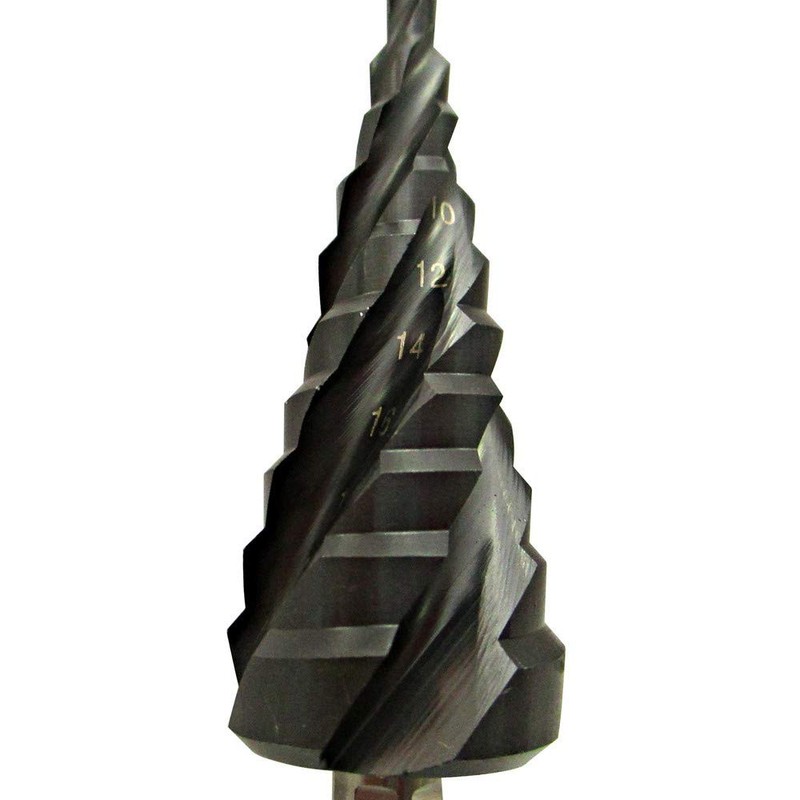 WIZ'A Arklands FS-422D 4-Blade Step Drill, 0.2 - 0.9 inches