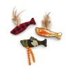 SmartyKat (3 Count Fish Friends Crinkle Catnip Cat Toys -