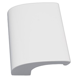 CC-Shopping - Balcony Door Handle Luxury - for Outdoor Use - Aluminium - Extremely Stable - Includes 2 Mounting Screws - Cabinet Handle - Furniture Handle - (White RAL 9016)