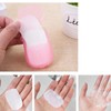 Juroicessry 6Pcs Colorful Soap Sheets for Traveling,Portable Soap Paper, Effectively