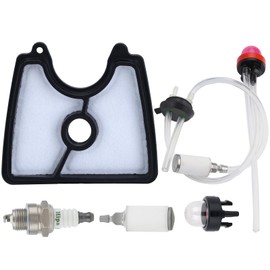 Hipa 125B 545112101 Air Filter 581798001 545081841 Fuel Line Kit for Husq 125B 125BVX 125BX Leaf Blower Jonsered B2126 BV2126 Blower Parts with Primer Bulb Fuel Filter Spark Plug