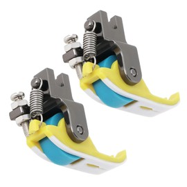 LT Easiyl 2Pcs Sturdy Roller Presser Foot Sewing Machine Accessory Suitable for Industrial Sewing Machine Home Sewing Projects Parts(4x1.1cm)
