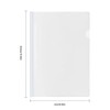 Folder Slider, A4 Sliding Bar Binder, Plastic A4 Sliding Bar