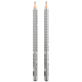 Faber-Castell Jumbo Grip HB 111992 Pencil Set of 2, Jumbo pencil