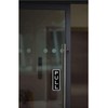 Door Sign Set, Push Pull Vinyl Stickers, 1.75 x 5