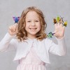 6pcs Insect Finger Puppets Bringing a Flowers House，Novelty Animals Toys
