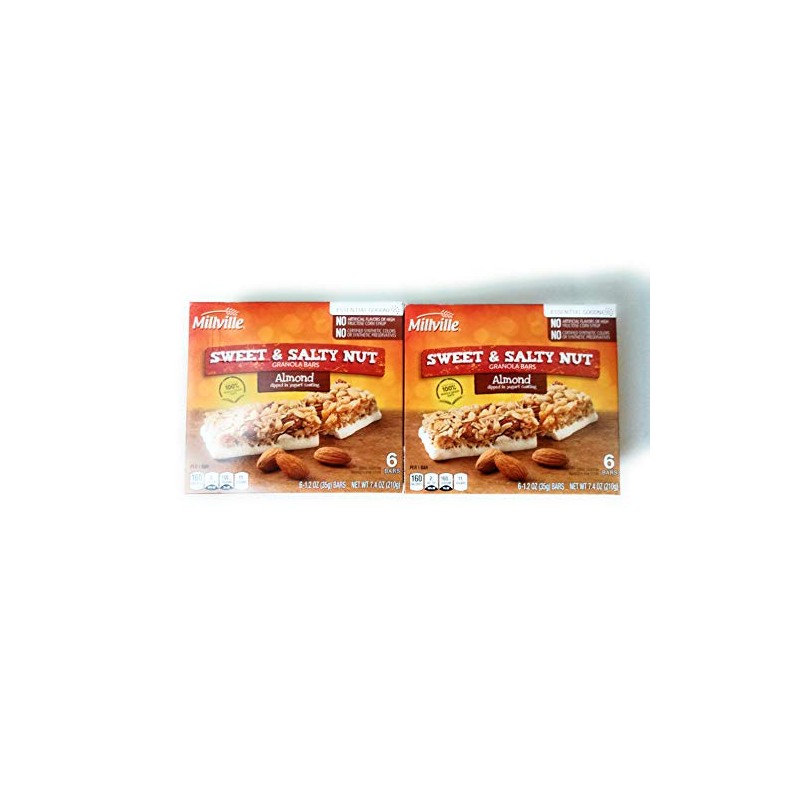Millville Sweet & Salty Nut Granola Bars - Almond Flavor