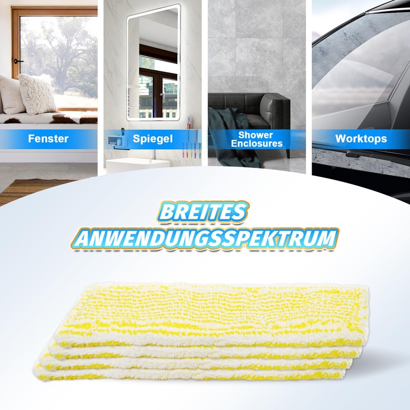 KEEPOW WV5 Window Cloths Pack of 3 Suitable