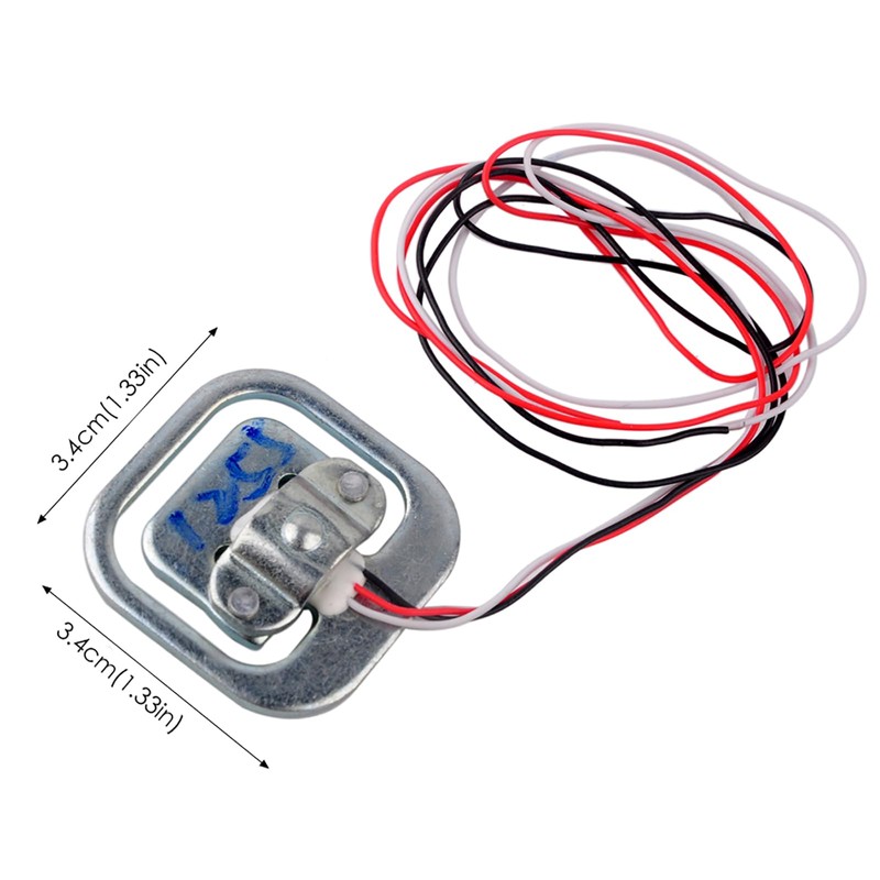 Wishiot 4pcs 50kg Load Cell Weight Sensor Gauge Human Body