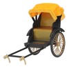 Retro Rickshaw Model Exquisite Details Nostalgic Alloy Simulation Rickshaw Toy