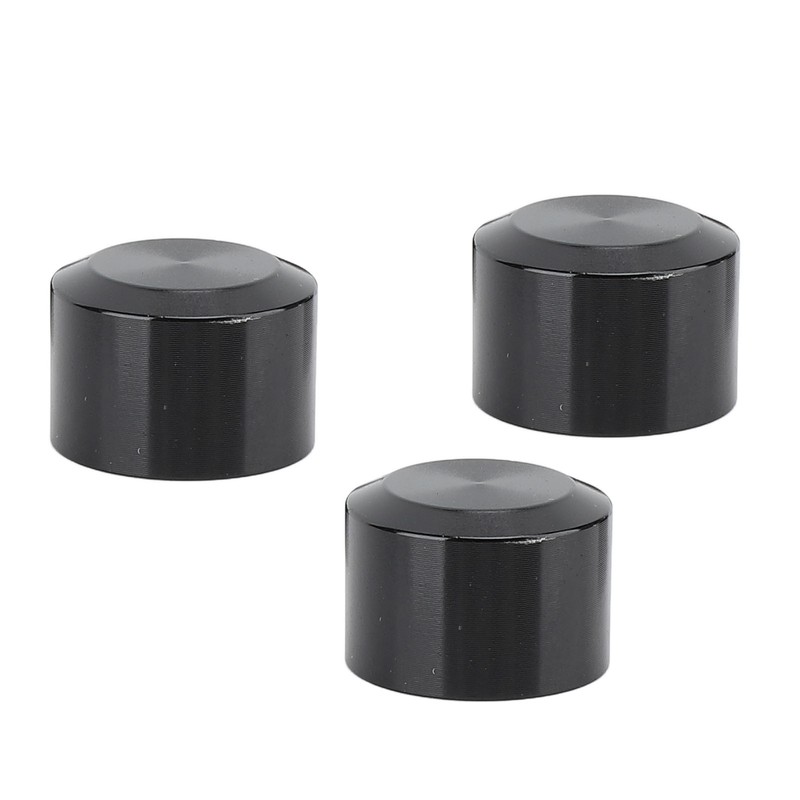 10PCS Motorcycle Head Bolt Cover Black Flat CNC Aluminum Engine