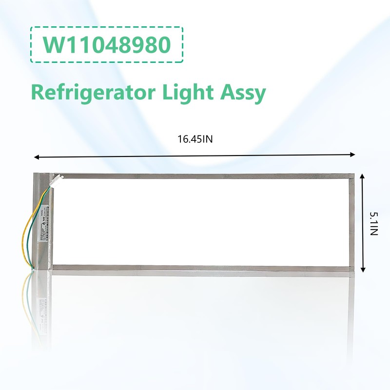 W11048980 W11470191 LED Light Assembly For whirlpool fridge light replacement