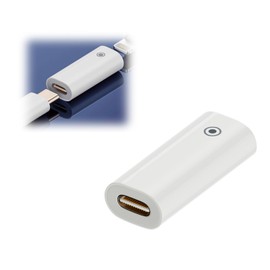 ZFRITP 1 x Pencil Adapter, Adapter Pencil 1 to USB C, Charging Adapter Compatible, Bluetooth USB-C to Adapter for Lightning