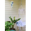 Beachcombers Capiz Sea Shell Decorative Blue and White Wind Chime