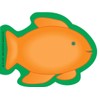 SHAPES ETC. 35 Sheets Fish Mini Notepad 3in Cute Ocean