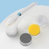 Electric Cleaning Brush, Cordless Handheld Electric Spin Scrubber with 5