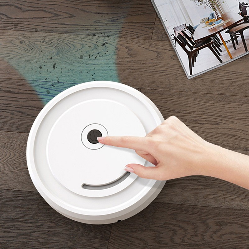 Robot Vacuum Cleaner One Key Control Low Noise Cordless Smart