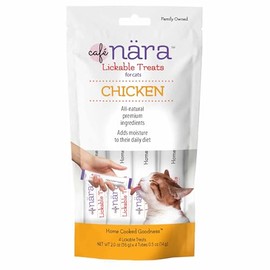Café Nara Chicken Flavored Lickable Treats for Cats - Pack of 12