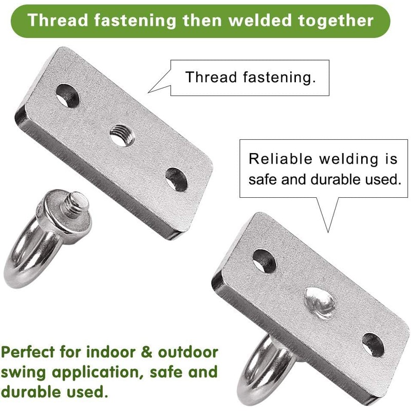 WAREMAID Wall Ceiling Mount Bracket for Suspension Strap, Battle Rope