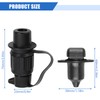 Pack of 3 Trailer Plug 3-Pin Socket 12 V Socket