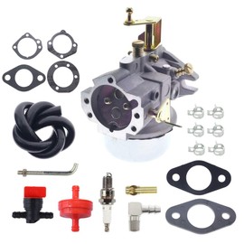 ANTO Carburetor Carb #30 for Kohler K321 K341 14HP 16HP Cub Cadet Engines with 271030-S 47-049-01 Gasket Insulator Spark Plug Kit